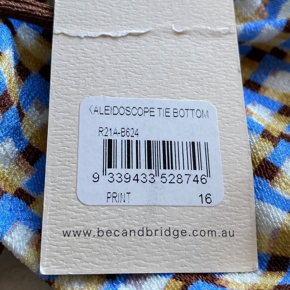 New! Free People x Bec + Bridge kaleidoscope cheeky string bottoms nwt 14581 - Picture 11 of 12
